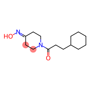 1-(3-cyclohexylpropanoyl)piperidin-4-one oxime
