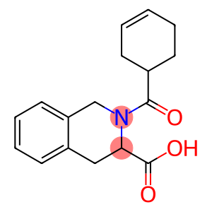 2-(cyclohex-3-en-1-ylcarbonyl)-1,2,3,4-tetrahydroisoquinoline-3-carboxylic acid