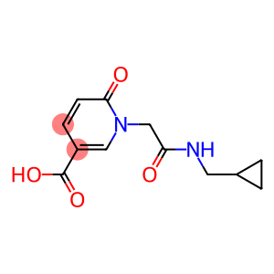 1-{[(cyclopropylmethyl)carbamoyl]methyl}-6-oxo-1,6-dihydropyridine-3-carboxylic acid