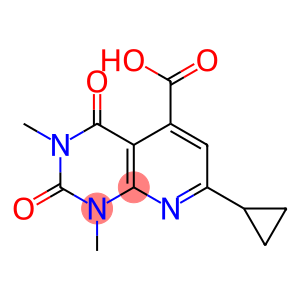 7-cyclopropyl-1,3-dimethyl-2,4-dioxo-1H,2H,3H,4H-pyrido[2,3-d]pyrimidine-5-carboxylic acid