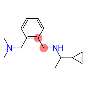 (1-cyclopropylethyl)({2-[(dimethylamino)methyl]phenyl}methyl)amine