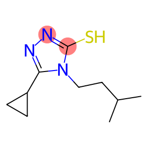 5-cyclopropyl-4-(3-methylbutyl)-4H-1,2,4-triazole-3-thiol