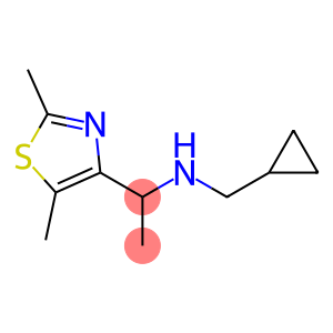 (cyclopropylmethyl)[1-(2,5-dimethyl-1,3-thiazol-4-yl)ethyl]amine