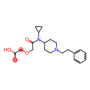 2-[2-(CYCLOPROPYL(1-(2-PHENYLETHYL)PIPERIDIN-4-YL)AMINO)-2-OXOETHOXY]ACETIC ACID