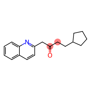 4-cyclopentyl-1-(quinolin-2-yl)butan-2-one