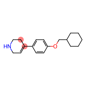 4-[4-(cyclohexylmethoxy)phenyl]-1,2,3,6-tetrahydropyridine