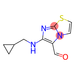6-[(cyclopropylmethyl)amino]imidazo[2,1-b][1,3]thiazole-5-carbaldehyde