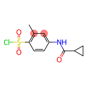 4-[(cyclopropylcarbonyl)amino]-2-methylbenzenesulfonyl chloride