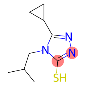 5-cyclopropyl-4-(2-methylpropyl)-4H-1,2,4-triazole-3-thiol