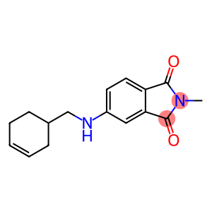 5-[(cyclohex-3-en-1-ylmethyl)amino]-2-methyl-2,3-dihydro-1H-isoindole-1,3-dione