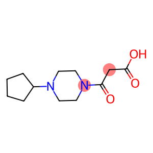 3-(4-CYCLOPENTYLPIPERAZIN-1-YL)-3-OXOPROPANOIC ACID