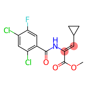 3-CYCLOPROPYL-2-(2,4-DICHLORO-5-FLUOROBENZOYL)AMINOACRYLIC ACID METHYL ESTER