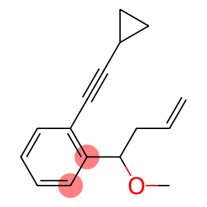 1-CYCLOPROPYLETHYNYL-2-(1-METHOXY-BUT-3-ENYL)-BENZENE