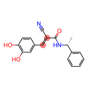 2-Cyano-3-(3,4-dihydroxyphenyl)-N-[(R)-1-phenylethyl]acrylamide