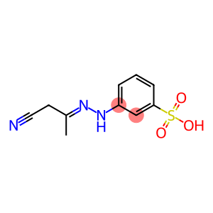 3-[2-(2-Cyano-1-methylethylidene)hydrazino]benzenesulfonic acid