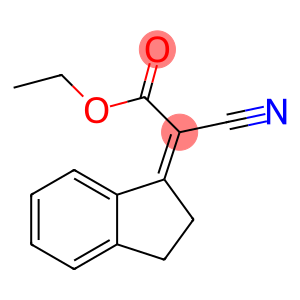 Cyano(2,3-dihydro-1H-indene-1-ylidene)acetic acid ethyl ester