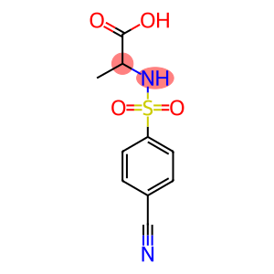 2-[(4-cyanobenzene)sulfonamido]propanoic acid
