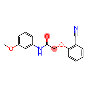2-(2-cyanophenoxy)-N-(3-methoxyphenyl)acetamide