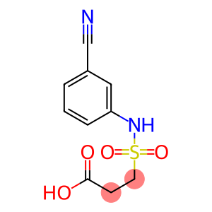 3-[(3-cyanophenyl)sulfamoyl]propanoic acid