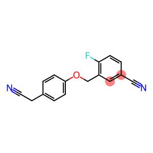3-{[4-(cyanomethyl)phenoxy]methyl}-4-fluorobenzonitrile