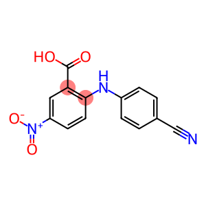 2-[(4-cyanophenyl)amino]-5-nitrobenzoic acid