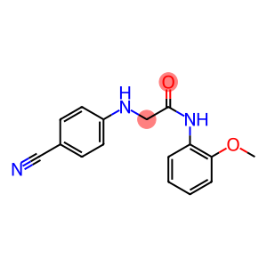 2-[(4-cyanophenyl)amino]-N-(2-methoxyphenyl)acetamide