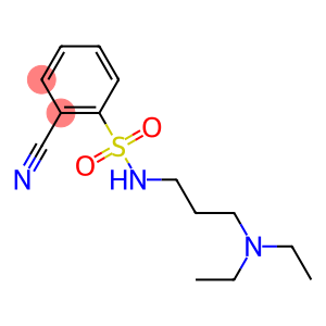 2-cyano-N-[3-(diethylamino)propyl]benzenesulfonamide