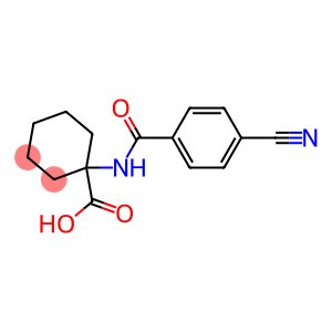 1-[(4-cyanobenzoyl)amino]cyclohexanecarboxylic acid