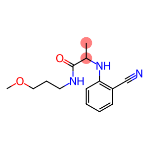 2-[(2-cyanophenyl)amino]-N-(3-methoxypropyl)propanamide