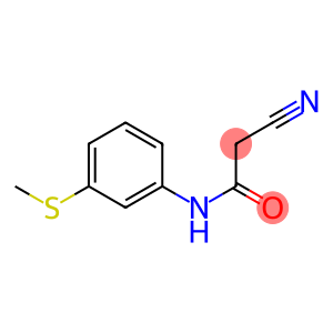 2-cyano-N-[3-(methylthio)phenyl]acetamide