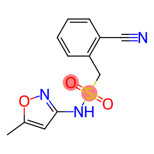 1-(2-cyanophenyl)-N-(5-methyl-1,2-oxazol-3-yl)methanesulfonamide