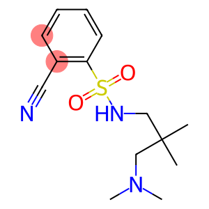2-cyano-N-[3-(dimethylamino)-2,2-dimethylpropyl]benzenesulfonamide