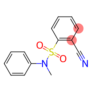 2-cyano-N-methyl-N-phenylbenzenesulfonamide