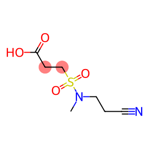3-[(2-cyanoethyl)(methyl)sulfamoyl]propanoic acid