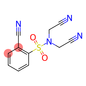 2-cyano-N,N-bis(cyanomethyl)benzenesulfonamide