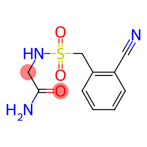 2-{[(2-cyanophenyl)methane]sulfonamido}acetamide