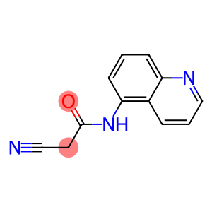 2-cyano-N-(quinolin-5-yl)acetamide