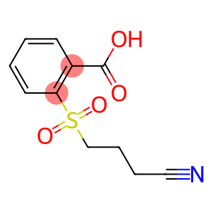 2-[(3-cyanopropyl)sulfonyl]benzoic acid