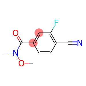 4-cyano-3-fluoro-N-methoxy-N-methylbenzamide
