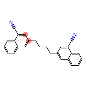 3-[4-(4-cyano-2-naphthyl)butyl]-1-naphthonitrile