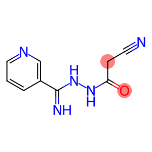 2-cyano-N'-[imino(3-pyridinyl)methyl]acetohydrazide