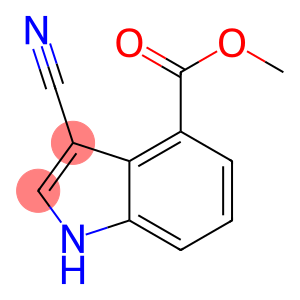 3-cyano-1H-Indole-4-carboxylic acid methyl ester