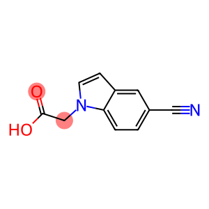 (5-cyano-1h-indol-1-yl)acetic acid