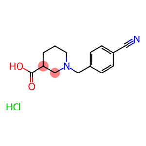 1-(4-CYANO-BENZYL)-PIPERIDINE-3-CARBOXYLIC ACID HYDROCHLORIDE