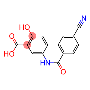 5-[(4-cyanobenzoyl)amino]-2-hydroxybenzoic acid