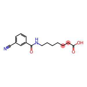 7-[(3-cyanobenzoyl)amino]heptanoic acid