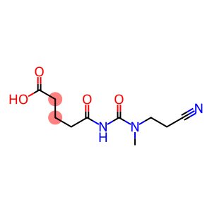 5-{[(2-cyanoethyl)(methyl)carbamoyl]amino}-5-oxopentanoic acid