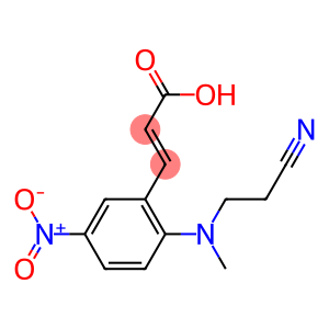3-{2-[(2-cyanoethyl)(methyl)amino]-5-nitrophenyl}prop-2-enoic acid
