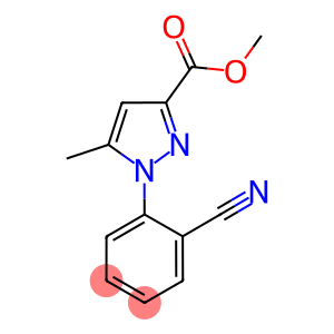 1-(2-Cyanophenyl-3-(methoxycarbonyl)-5-methyl-1H-pyrazole, 2-[3-(Methoxycarbonyl)-5-methyl-1H-pyrazol-1-yl]benzonitrile