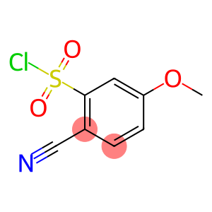 2-cyano-5-Methoxyphenylsulfonyl chloride